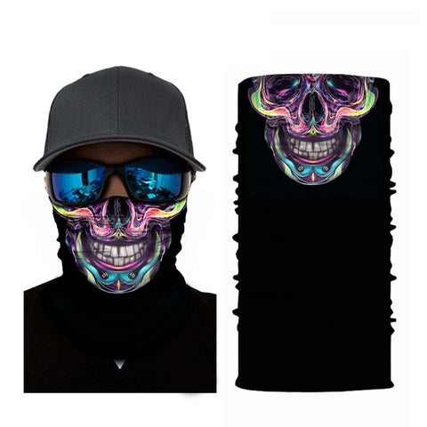 Colorful Skull Face Mask