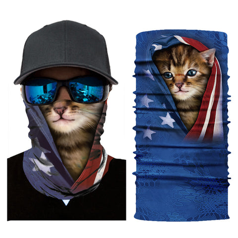 USA Kitten Face Mask
